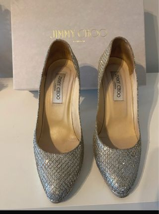 Zapatos Jimmy Choo Brillantes Talla 36.5