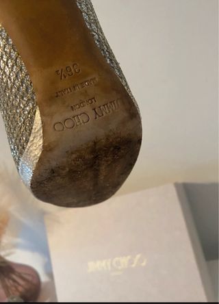 Zapatos Jimmy Choo Brillantes Talla 36.5