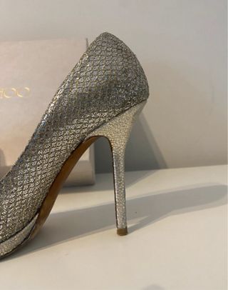 Zapatos Jimmy Choo Brillantes Talla 36.5