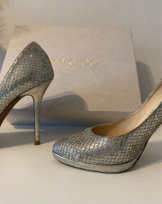 Zapatos Jimmy Choo Brillantes Talla 36.5