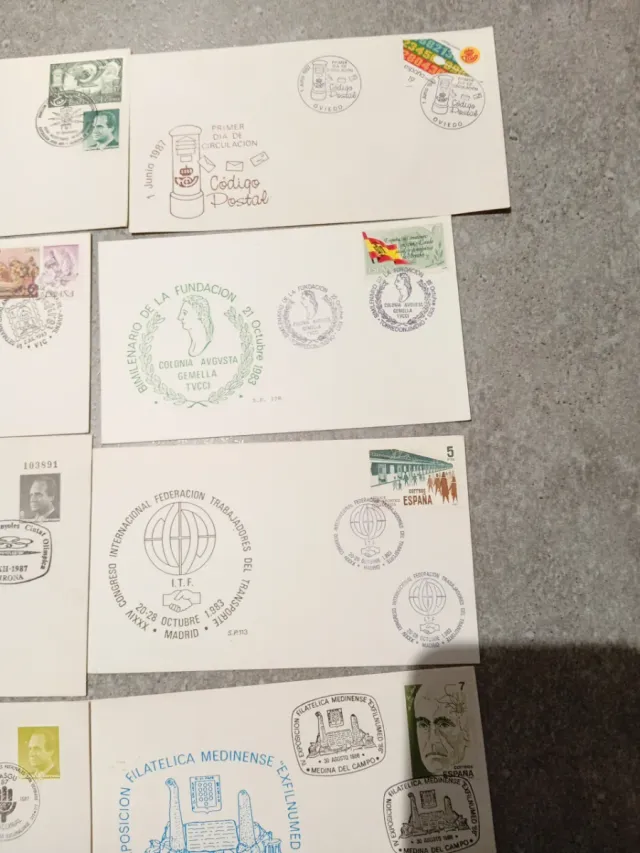 Lotto di 20 buste e cartoline filateliche, esposizione ecc.