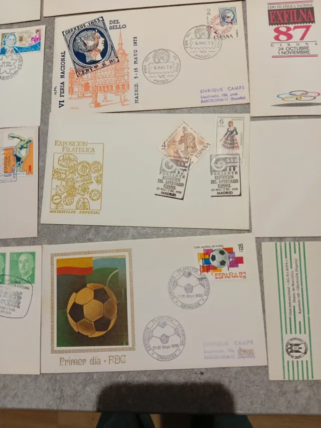 Lotto di 20 buste e cartoline filateliche, esposizione ecc.