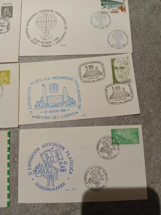 Lotto di 20 buste e cartoline filateliche, esposizione ecc.