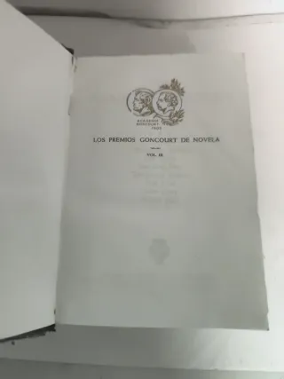 Los premios goncourt