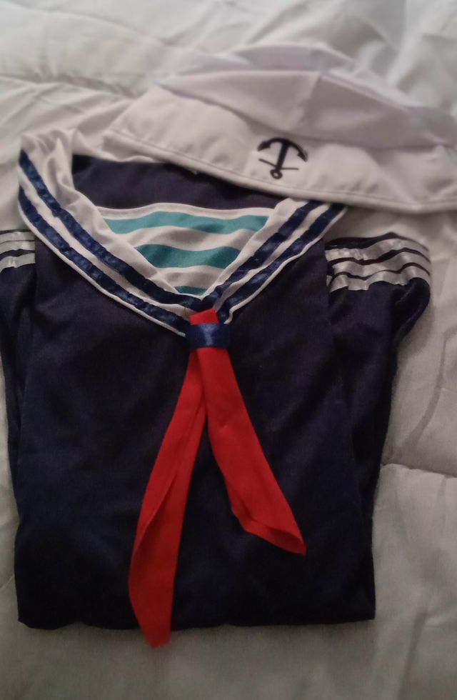 Disfraz marinera niña talla 10 a 12 años