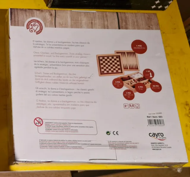 Juego de mesa 3 en 1 Cayro