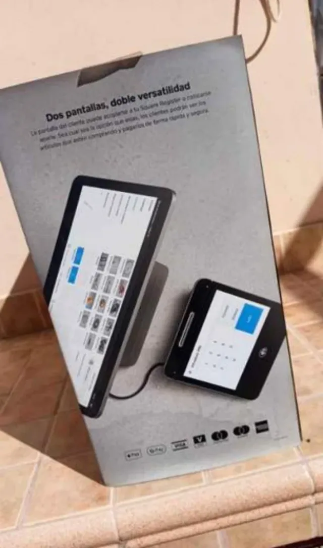 Caja Registradora Táctil Doble Pantalla