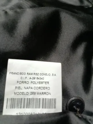 Chaqueta de piel Zerimar para mujer