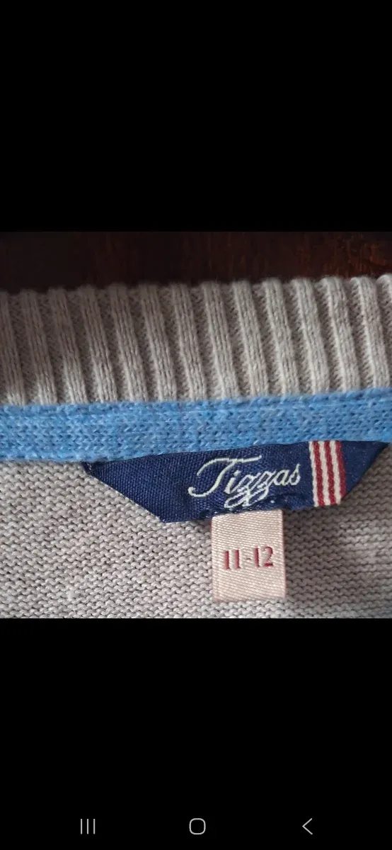 2 Jerseys azul y beig niño 12 años vestir