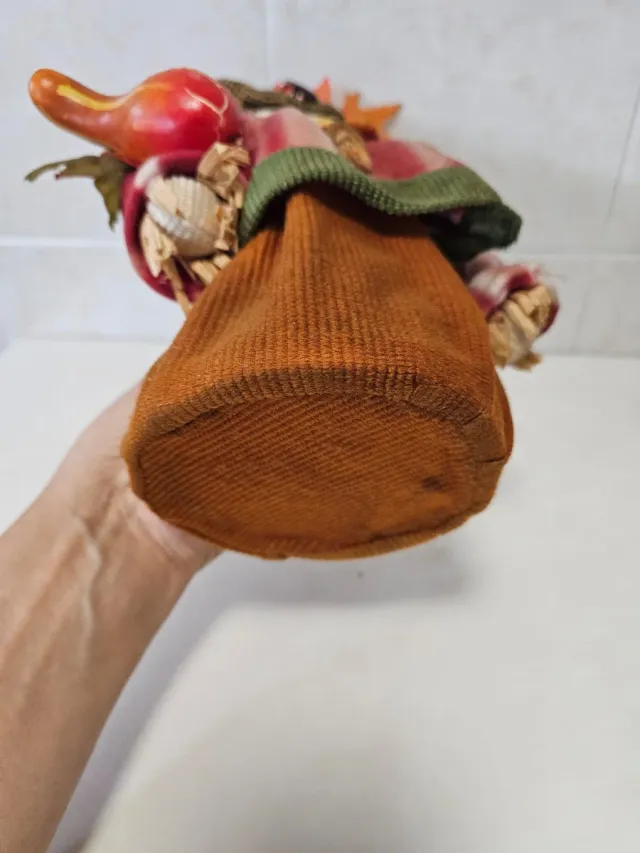 Decoración Otoñal Espantapájaros y Muñeca