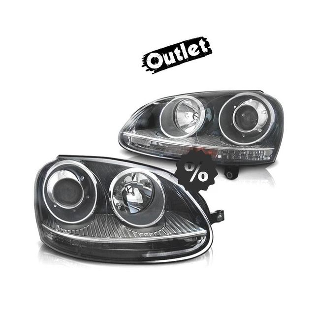 ÇS FAROS VOLKSWAGEN VW GOLF MK5 03-08 LOOK GT