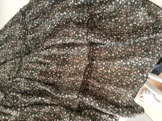 Falda Zara larga flores S/M