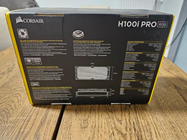 Corsair H100i PRO RGB Refrigeración Líquida