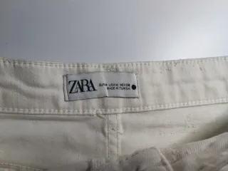 Falda vaquera blanca