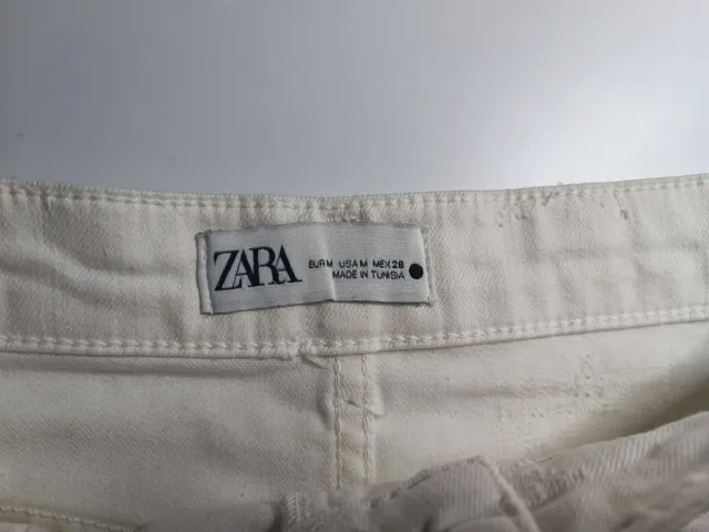 Falda vaquera blanca