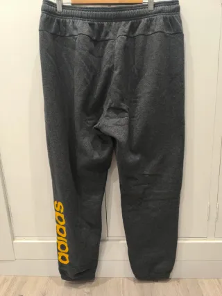 Pantalón Adidas bukser lineal gris