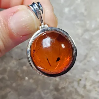 Colgante Plata 925 y Ámbar