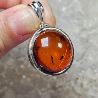 Colgante Plata 925 y Ámbar