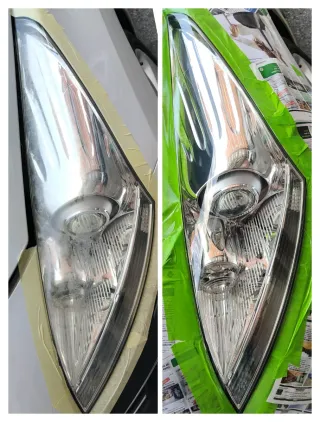 Pulido barnizado faros