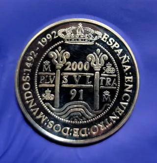 Colección 5 Monedas Plata Encuentro Dos Mundos