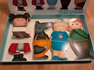 Juego Imanes Caperucita Roja Madera