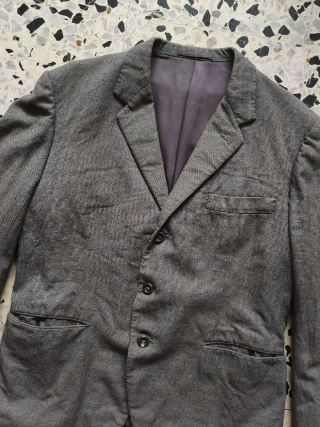 Americana lana sastre hombreras