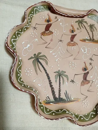 Svuotatasche ceramica Deruta Italy - vintage