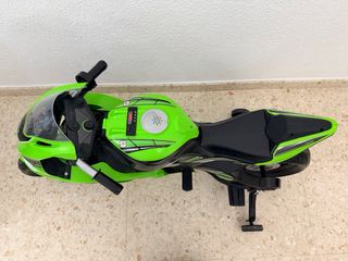 Mini Moto Eléctrica Infantil 12V Kawasaki Ninja