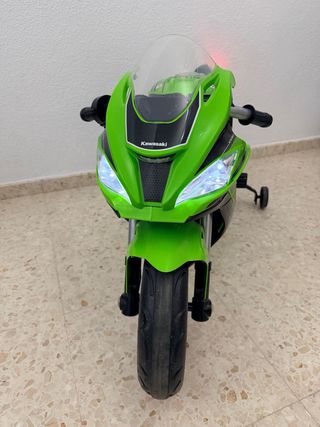 Mini Moto Eléctrica Infantil 12V Kawasaki Ninja