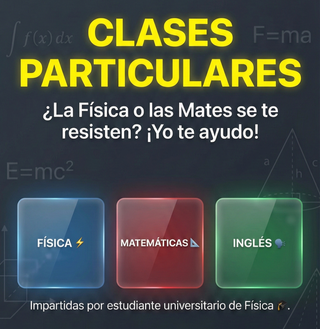 Clases particulares de Física, Mates e Inglés