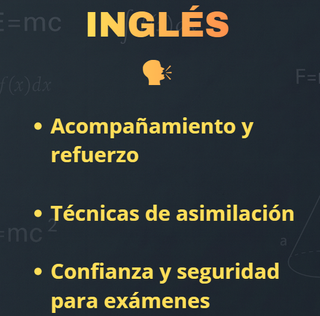 Clases particulares de Física, Mates e Inglés