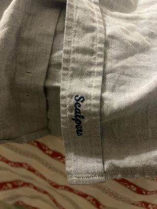 Camisa Scalpers Azul Manga larga