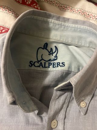 Camisa Scalpers Azul Manga larga