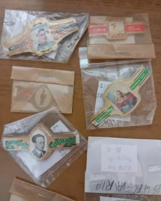 Vitolas de cigarros antiguas