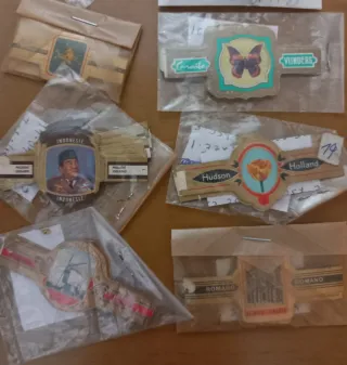 Vitolas de cigarros antiguas