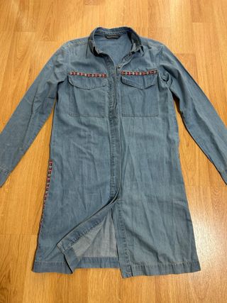 Vestido vaquero  con bordado