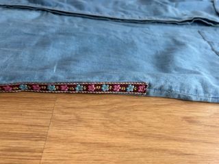 Vestido vaquero  con bordado