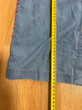 Vestido vaquero  con bordado