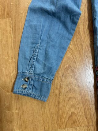 Vestido vaquero  con bordado