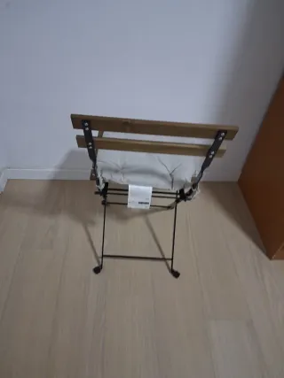 2 Sillas Terraza Ikea Madera Metal