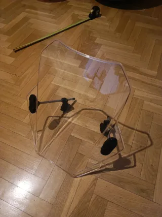 Cúpula moto universal transparente