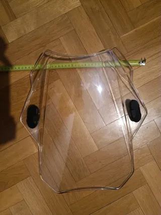 Cúpula moto universal transparente