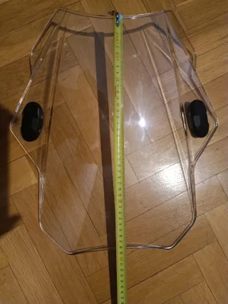 Cúpula moto universal transparente