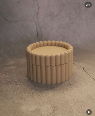 Portagioie stampato 3D beige