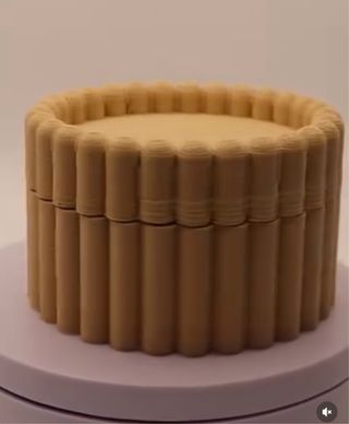 Portagioie stampato 3D beige