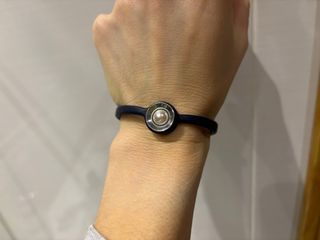 Pulsera Majorica caucho y acero