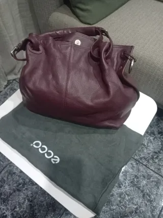 Bolso Piel Granate Ecco