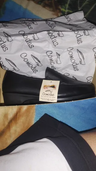 Mocasines Comodus Negros Mujer