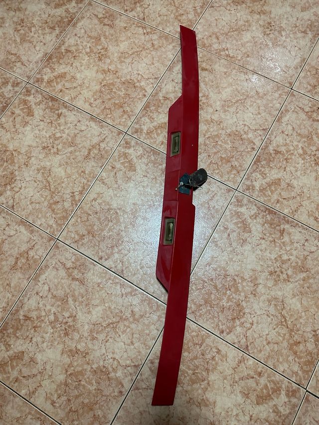 Portaluz matrícula Supercinco GT Turbo