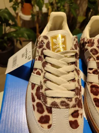 Adidas Bambas Animal Print Beige Marrón